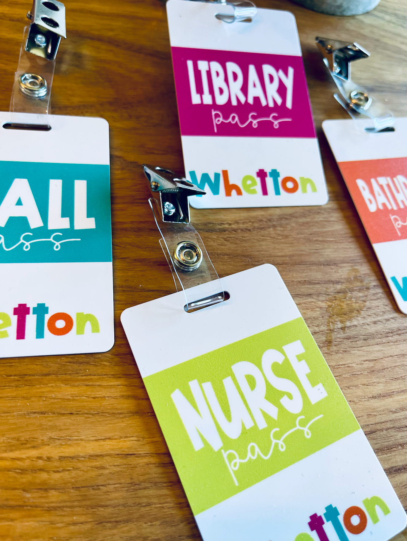 Personalized Bright and Colorful Teacher Appreciation Care Wood Sign Box