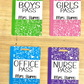 Acrylic Classroom Hall Passes
