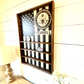 Military Coin display open face wood box veteran army navy marine coast guard air force