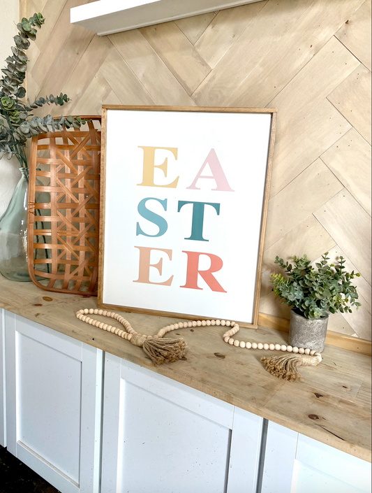 Easter wood sign new easter 23
