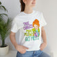 Take Chances ms Frizzle Science Classroom Teacher Shirt Unisex Jersey Short Sleeve Tee