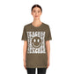 Groovy Teacher Retro Unisex Jersey Short Sleeve Tee