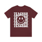 Groovy Teacher Retro Unisex Jersey Short Sleeve Tee