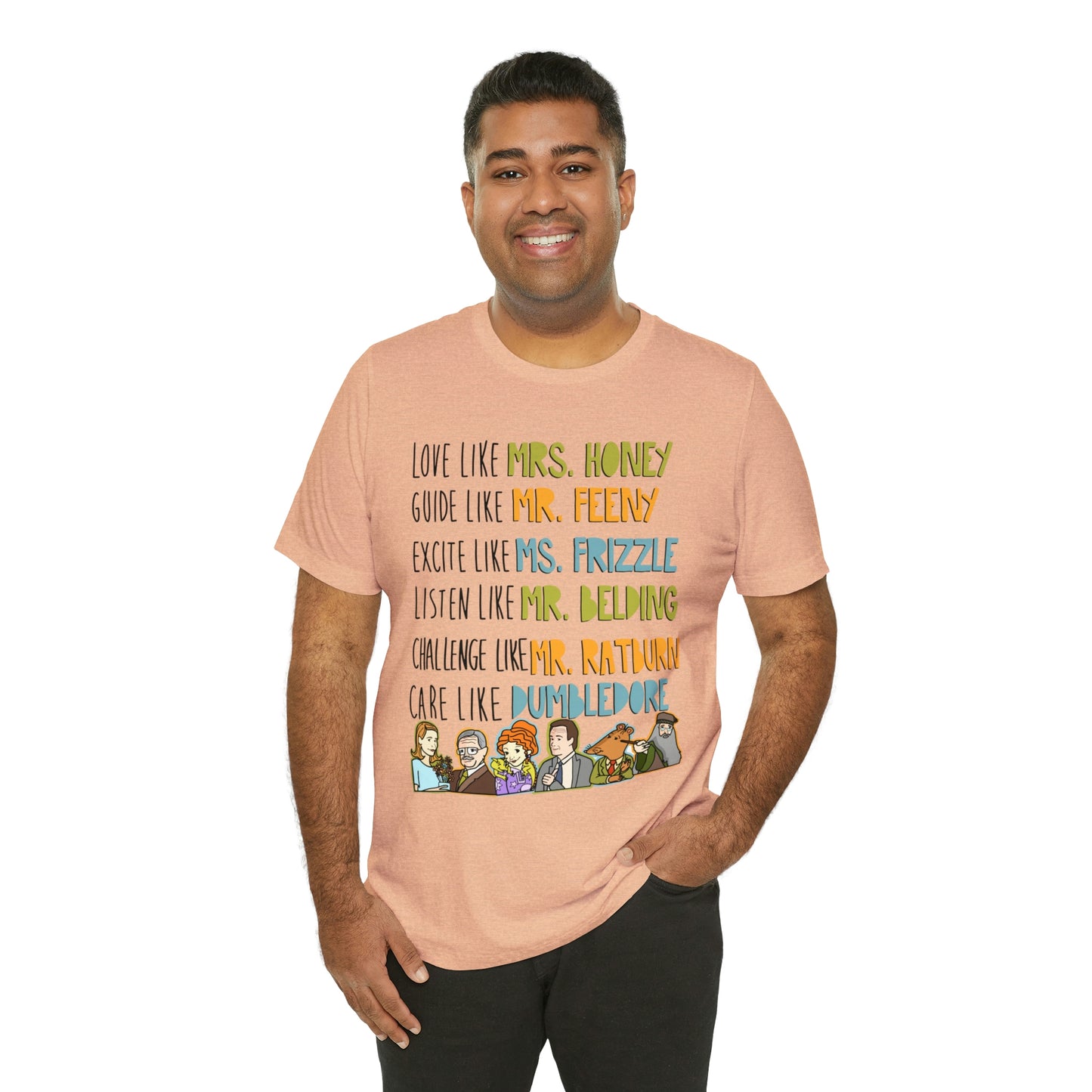 Love like miss honey favorite famous teacher shirt Unisex Jersey Short Sleeve Tee