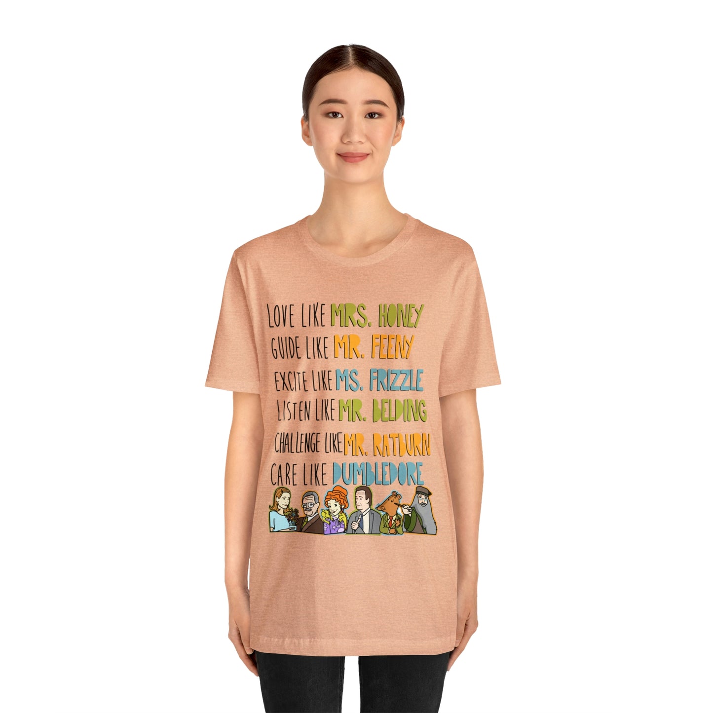 Love like miss honey favorite famous teacher shirt Unisex Jersey Short Sleeve Tee