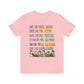 Love like miss honey favorite famous teacher shirt Unisex Jersey Short Sleeve Tee