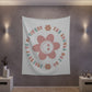 retro groovy you should not be afraid to be yourself Printed Wall Tapestry
