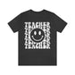 Groovy Teacher Retro Unisex Jersey Short Sleeve Tee