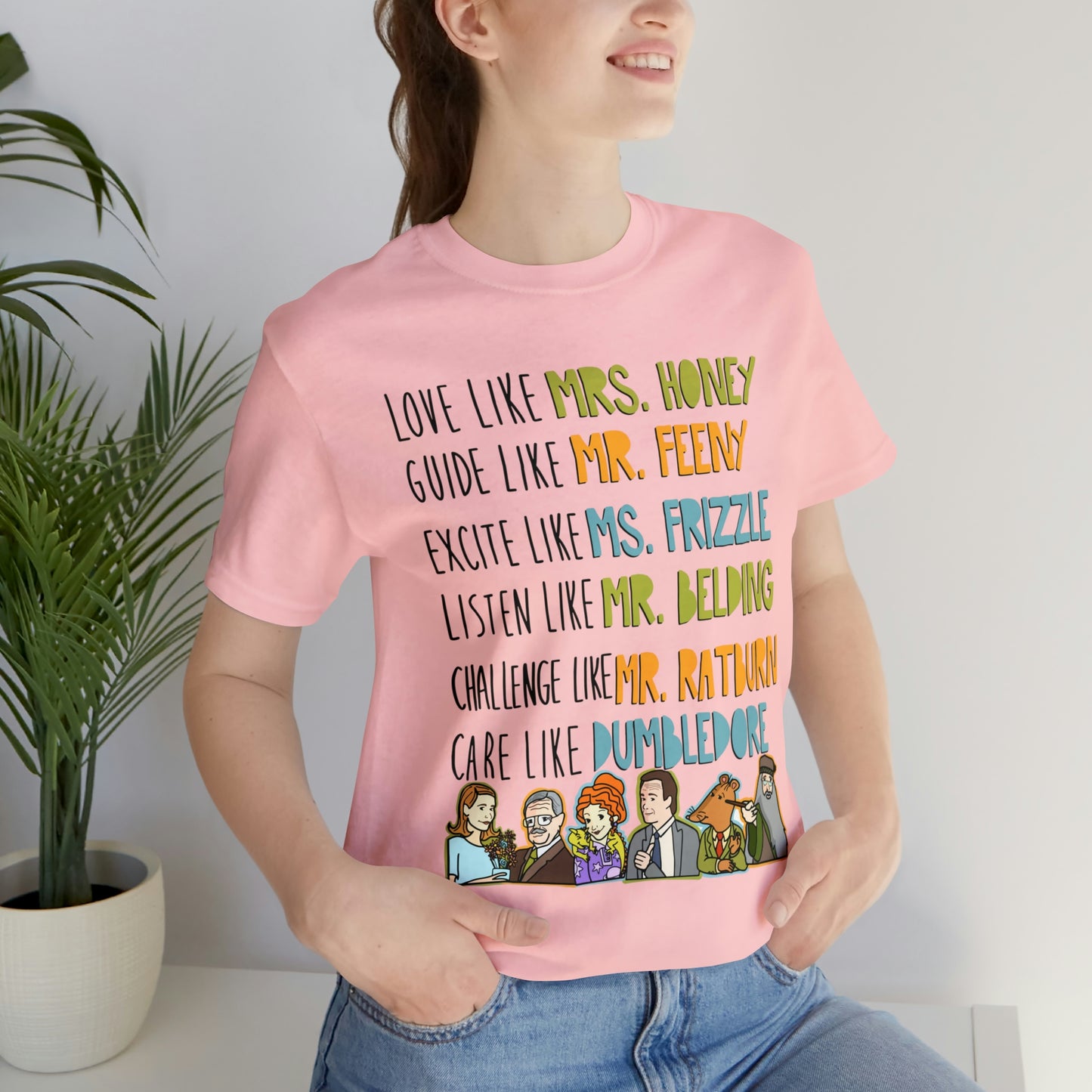 Love like miss honey favorite famous teacher shirt Unisex Jersey Short Sleeve Tee