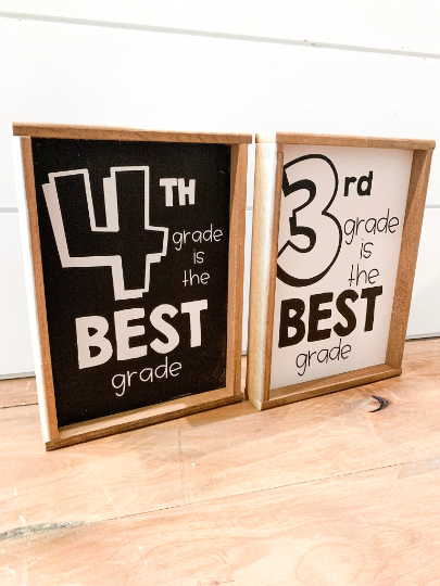 Grade Level Signs