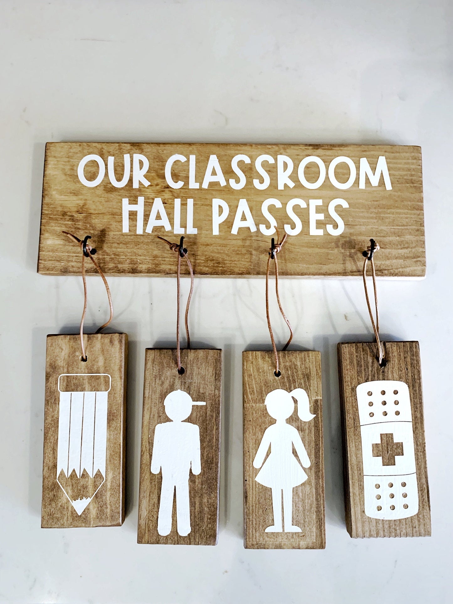 Classroom Wood  Hall Passes