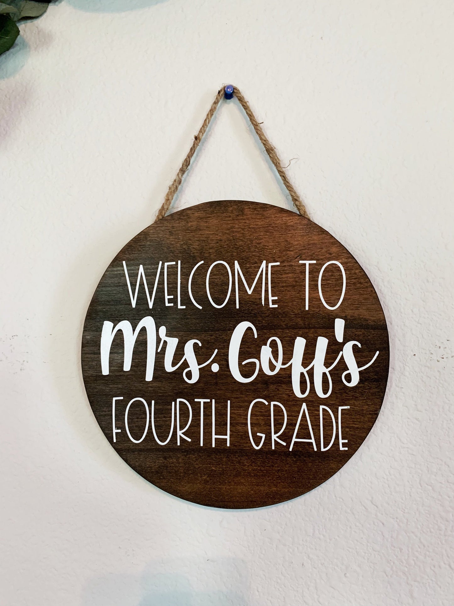 Welcome to the teacher's grade classroom