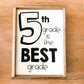 Grade Level Signs