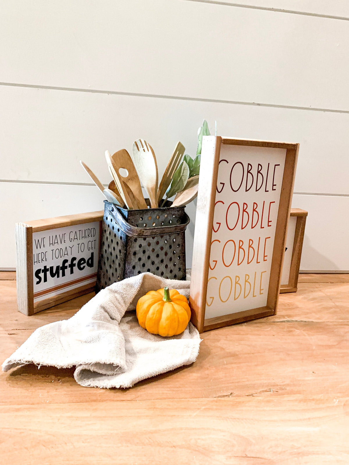 Gobble, Leaf, Stuffed.
