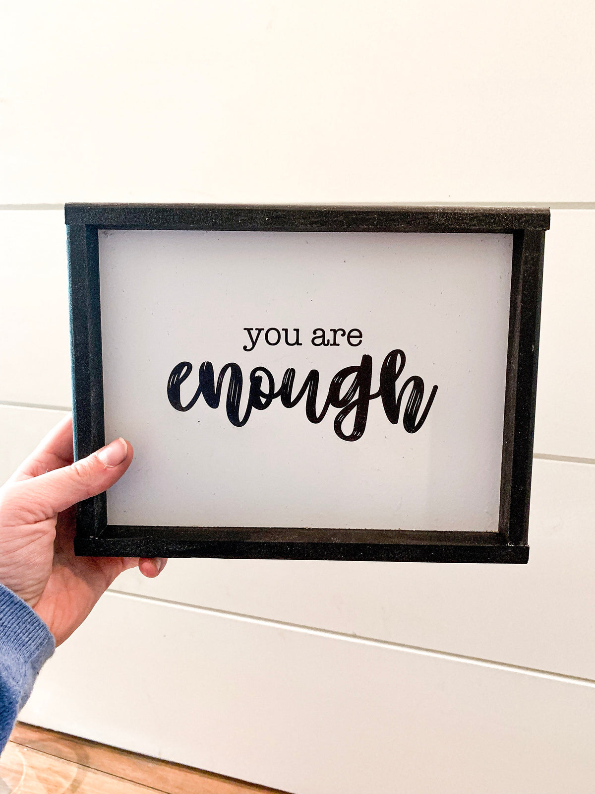 You Are Enough | Motivational Wood Sign