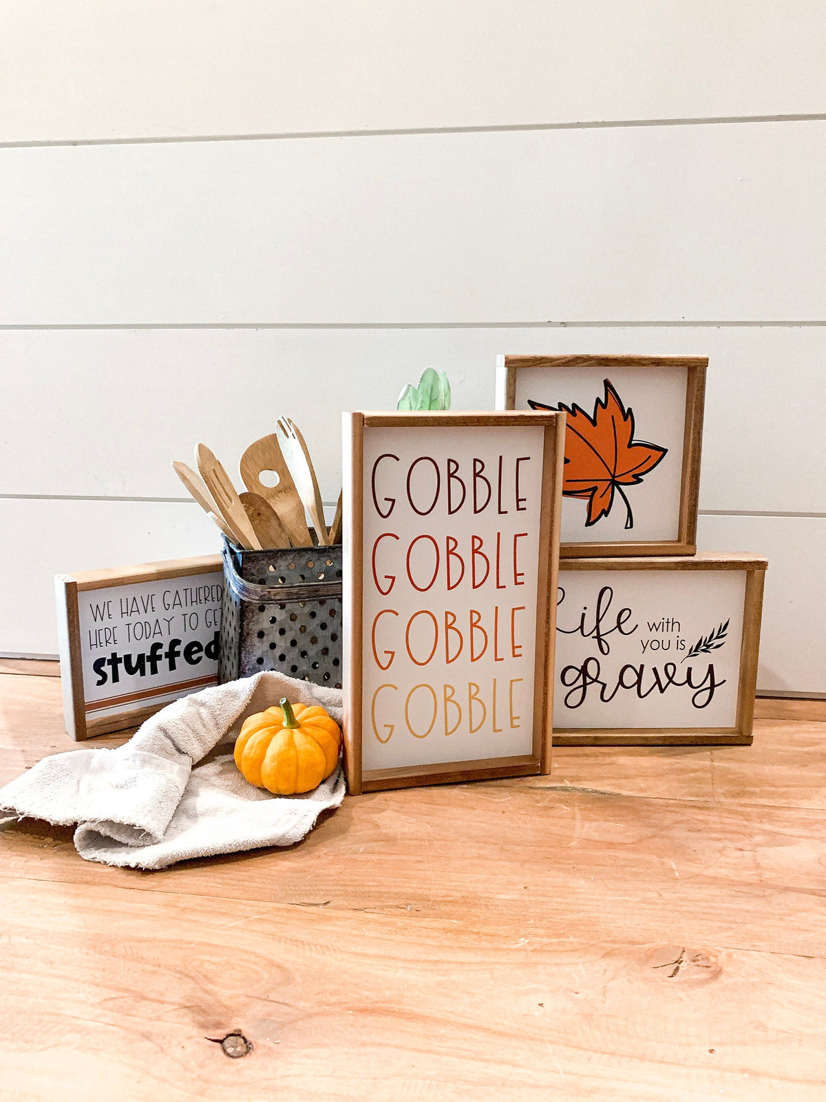 Gobble, Leaf, Stuffed.
