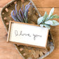 Your Family handwritten Note transferred to wood