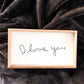 Your Family handwritten Note transferred to wood