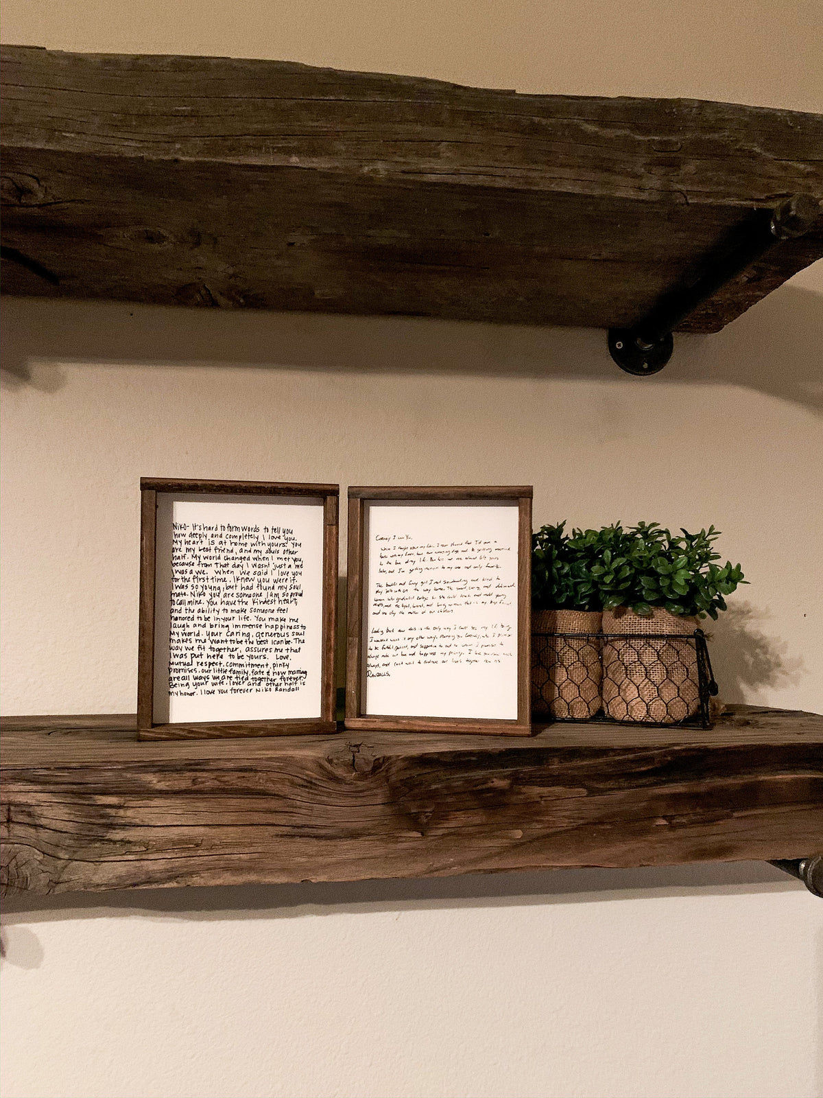 Your Wedding Vows; Handwritten wedding Notes; Love notes