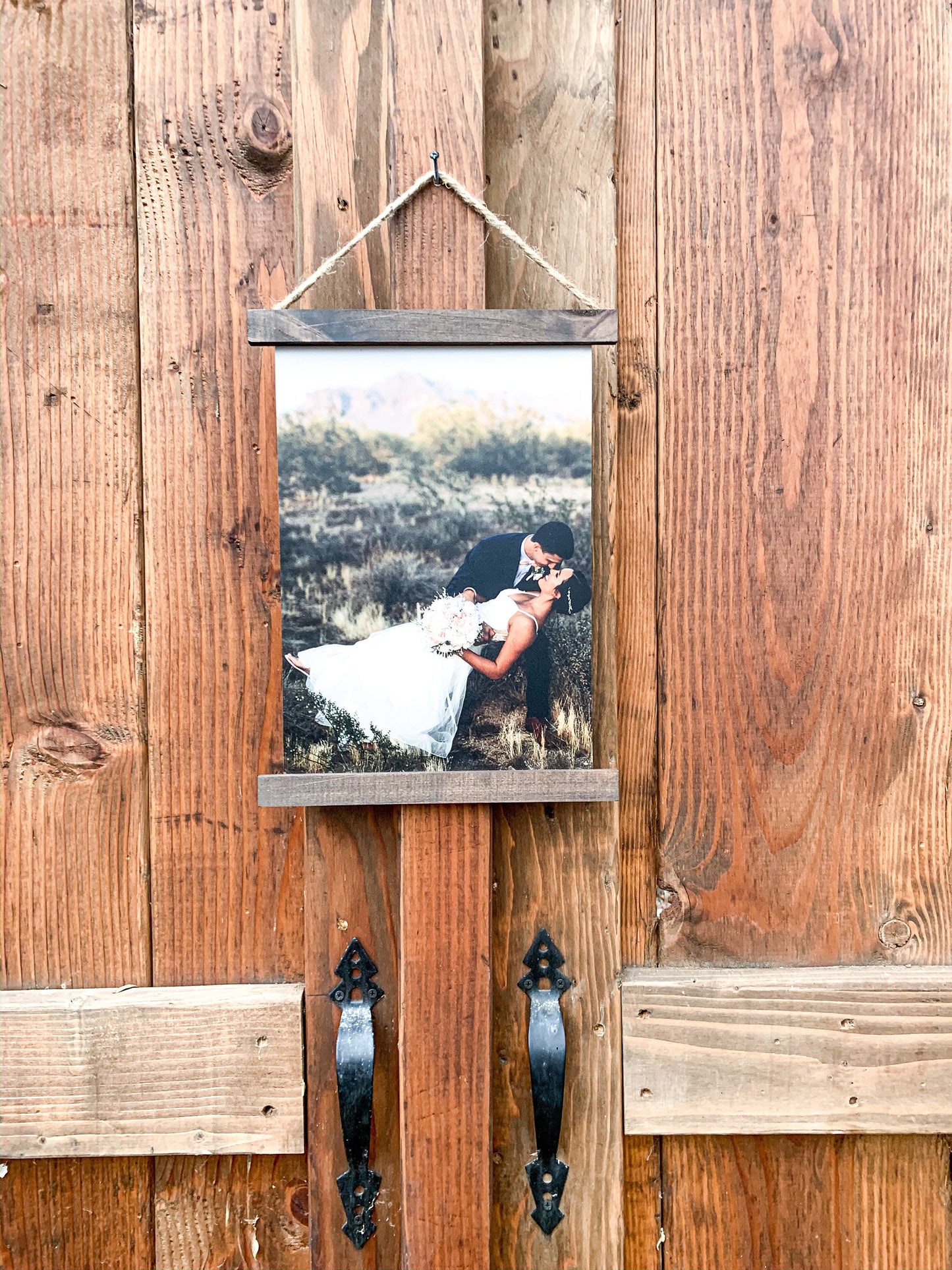 Your Photo Printed on Wood Scroll Sign; Photograph