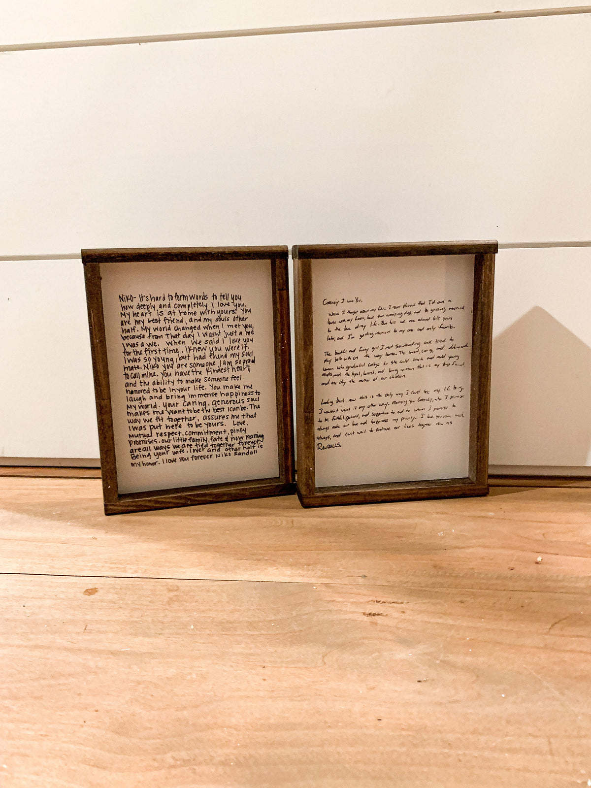 Your Wedding Vows; Handwritten wedding Notes; Love notes