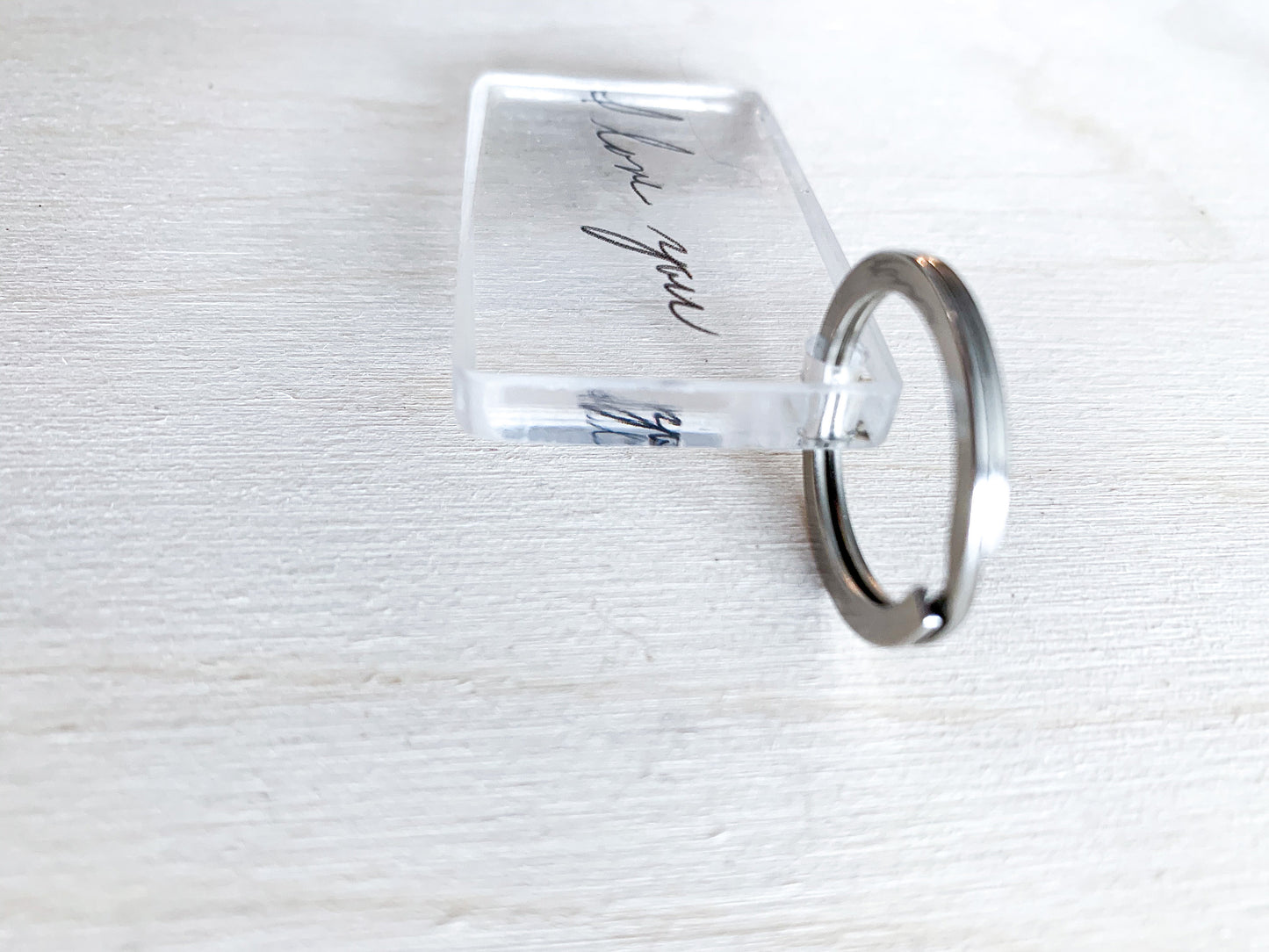 Your handwritten Family Note on Acrylic Keychain; Kid Drawing; Mothers Day; Letter; Custom; personalized; Acrylic;