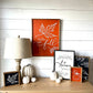 Burnt Orange Fall Collection Wood Sign 1
