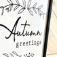 Burnt Orange Fall Collection Wood Sign 2