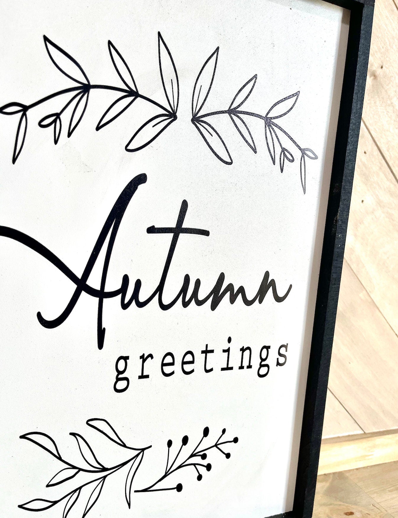 Burnt Orange Fall Collection Wood Sign 2
