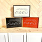 Burnt Orange I am so glad I live in a world where there are octobers Fall Collection Wood Sign