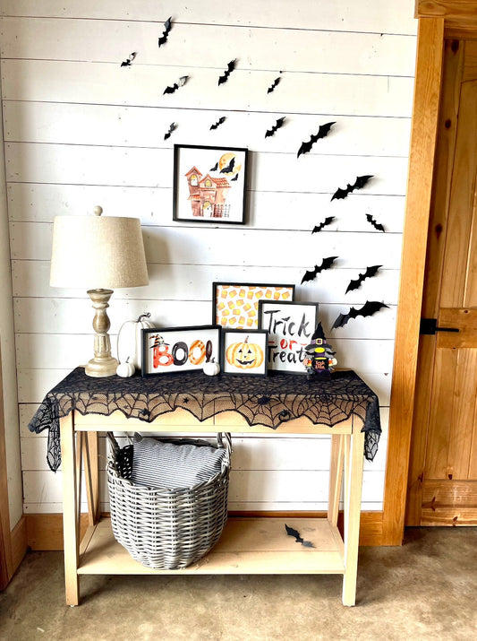 Watercolor Halloween Wood Sign Bundle 2022