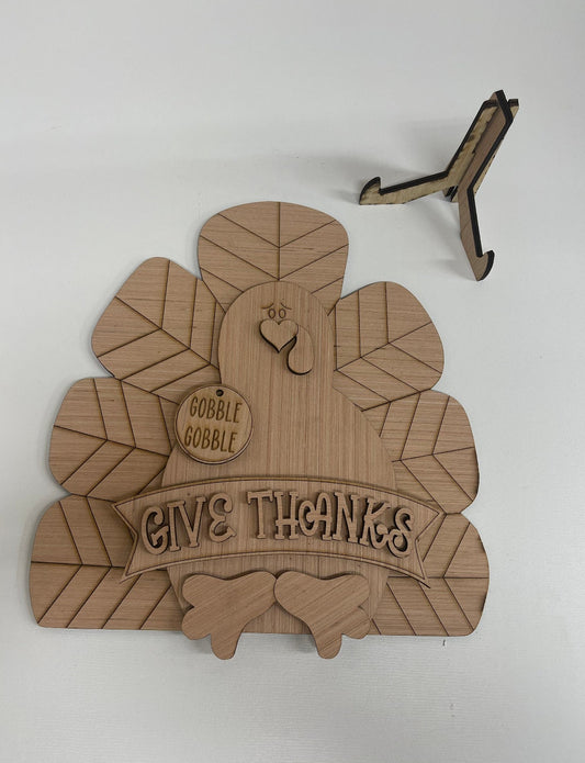DIY Thanksgiving Turkey Paint Kit