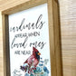 Custom personalized Cardinals Appear when loved ones are near in loving memory christmas wood sign