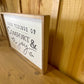 Good Tidings of Comfort and Joy christmas wood sign