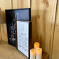 oh come let us adore him christmas tree shaped wood sign