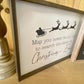May you never be too old to search the skies on christmas eve santa reindeer wood sign