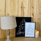 oh come let us adore him christmas tree shaped wood sign