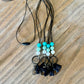 blue green silicone beads Teacher Nurse Keychain Lanyard Farmhouse Bead Tassel acrylic