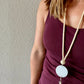 wood beaded personalized custom Teacher Nurse Keychain Lanyard Farmhouse Bead Tassel acrylic