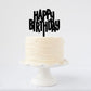 Fun Cake topper for birthday, Personalized cake topper, Rustic wood happy birthday kids party