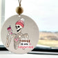 skeleton coffee is my valentine Valentine's Day Car Charm car accessory
