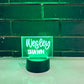 Your Custom Name Design Night Light Stand - 3D LED Lamp Base with Adjustable Colors