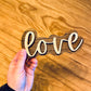 2024 Your Personalized 3D Word of the Year Cut Out Sign; one little word; new years resolution; goals; motivation wood sign
