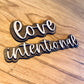 2024 Your Personalized 3D Word of the Year Cut Out Sign; one little word; new years resolution; goals; motivation wood sign