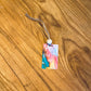 Your personalized New Year 2024 Car Charm one little word resolution focus word - Vibrant watercolor Background