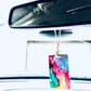 Your personalized New Year 2024 Car Charm one little word resolution focus word - Vibrant watercolor Background