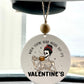 when you're dead inside skeleton Valentine's Day Car Charm funny car accessory
