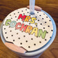 Custom Family Your Photo personalized Tumbler Lid Name Tag 20/30oz or 40 oz insulated Tumbler Name Topper Tumbler Acrylic mug circle